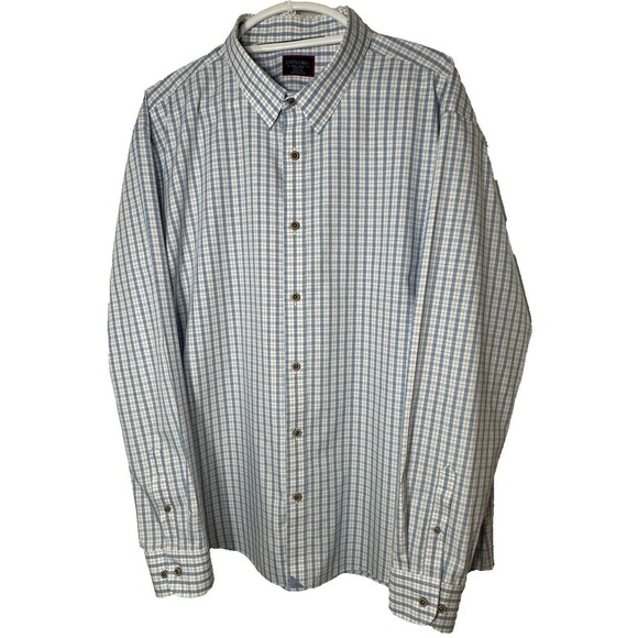 Untuckit Shirt Men's XXXL Check/Plaid Button Up Roodeberg Wrinkle Free Cotton - Picture 1 of 13